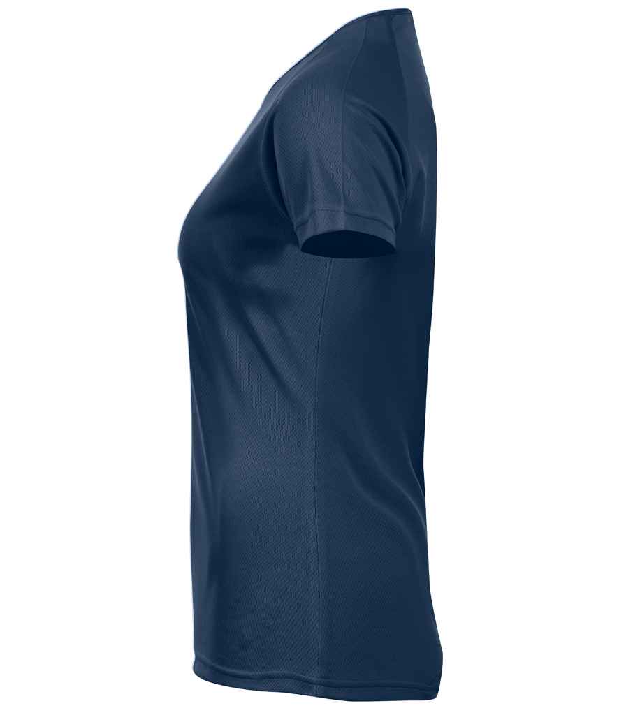 SOL'S Ladies Sporty Performance T-Shirt in French Navy, side view
