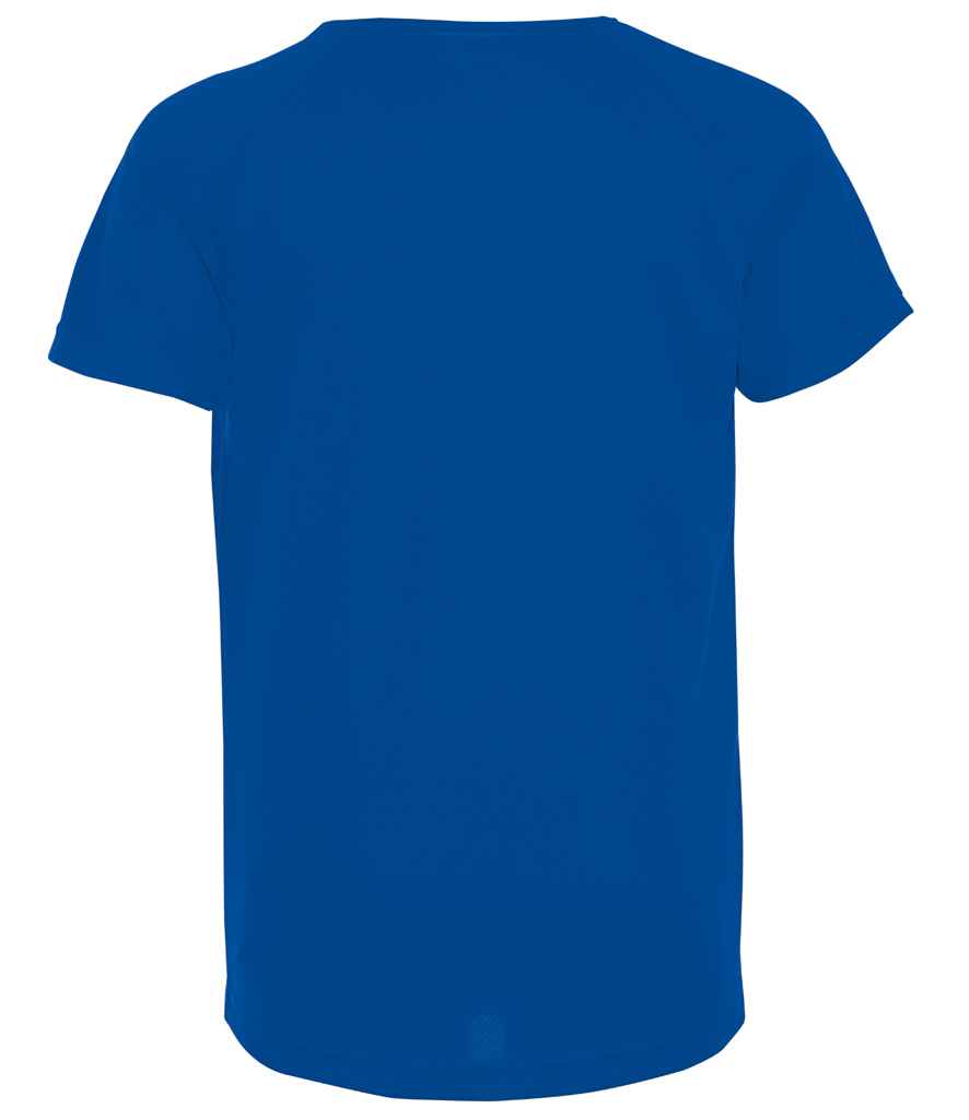 SOL'S Kids Sporty T-Shirt in Royal Blue, back view
