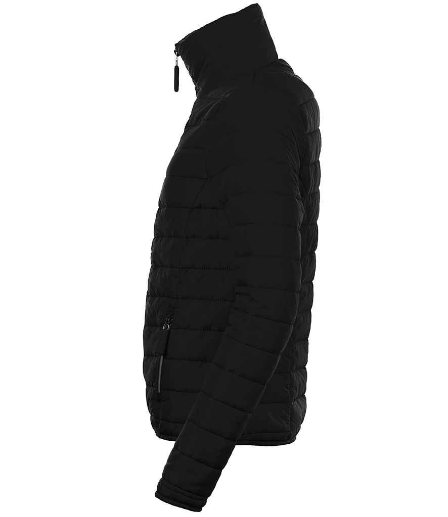 SOL'S Ladies Ride Padded Jacket in Black, side view