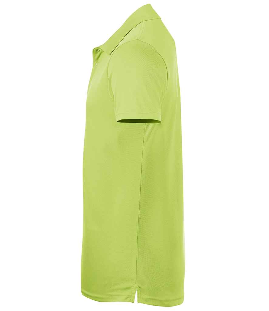 SOL'S Performer Piqué Polo Shirt in Apple Green, side view