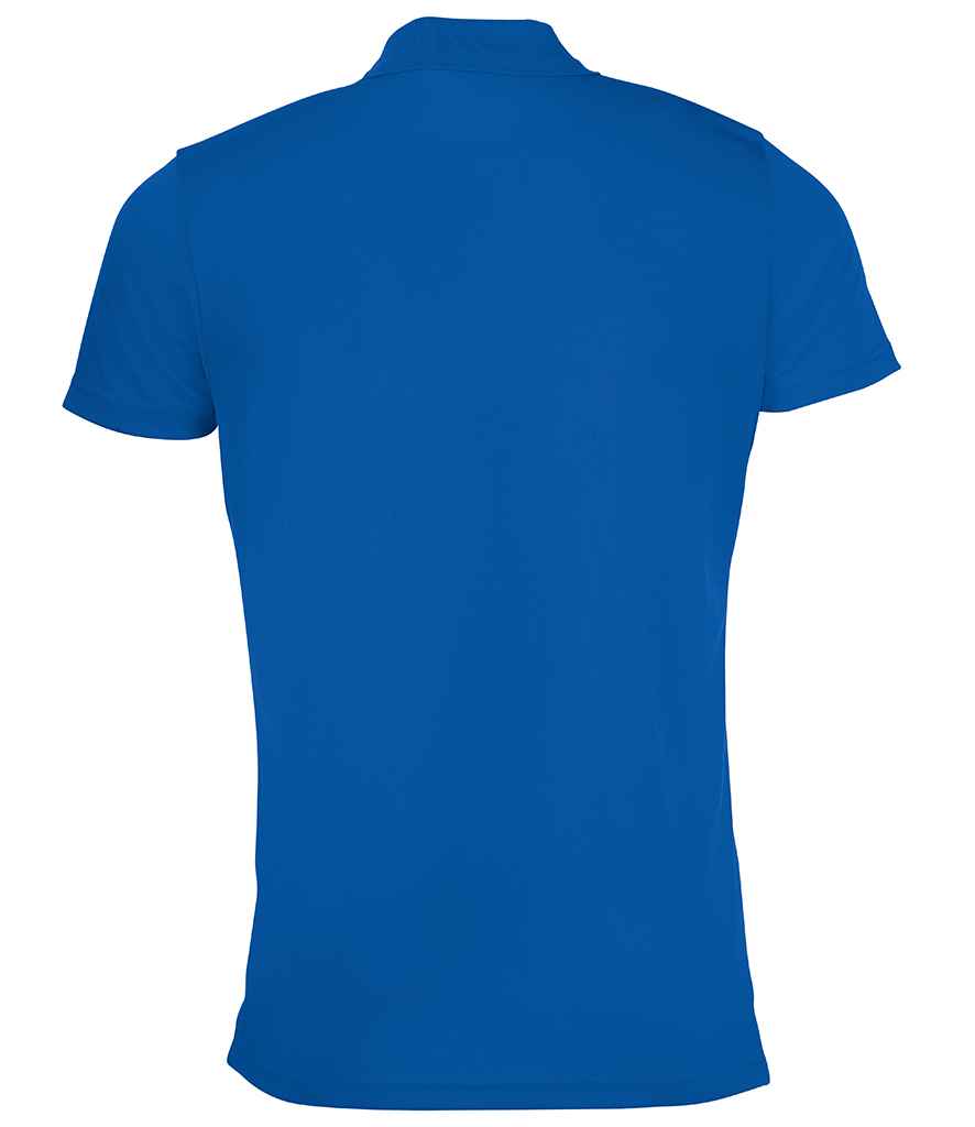 SOL'S Performer Piqué Polo Shirt in Royal Blue, back view