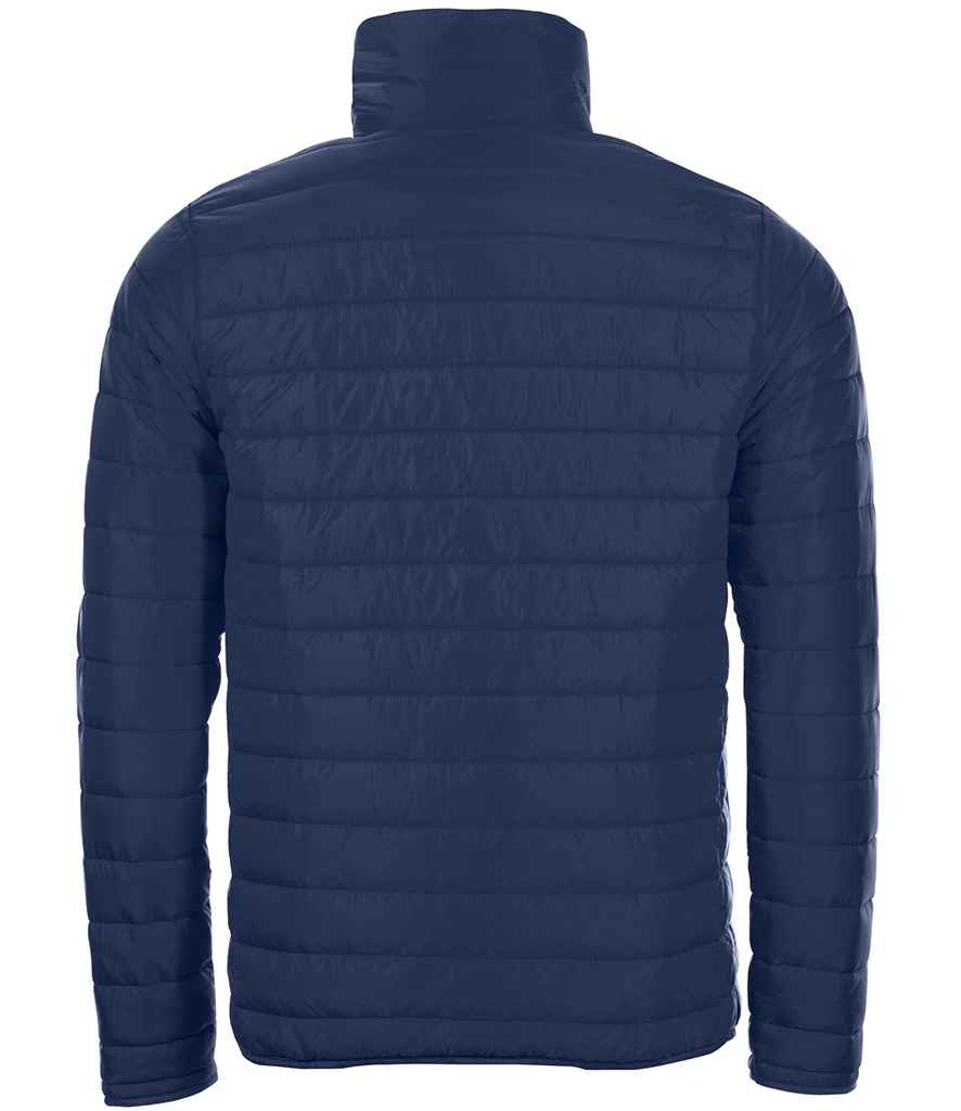 SOL'S Ride Padded Jacket in Navy, back view