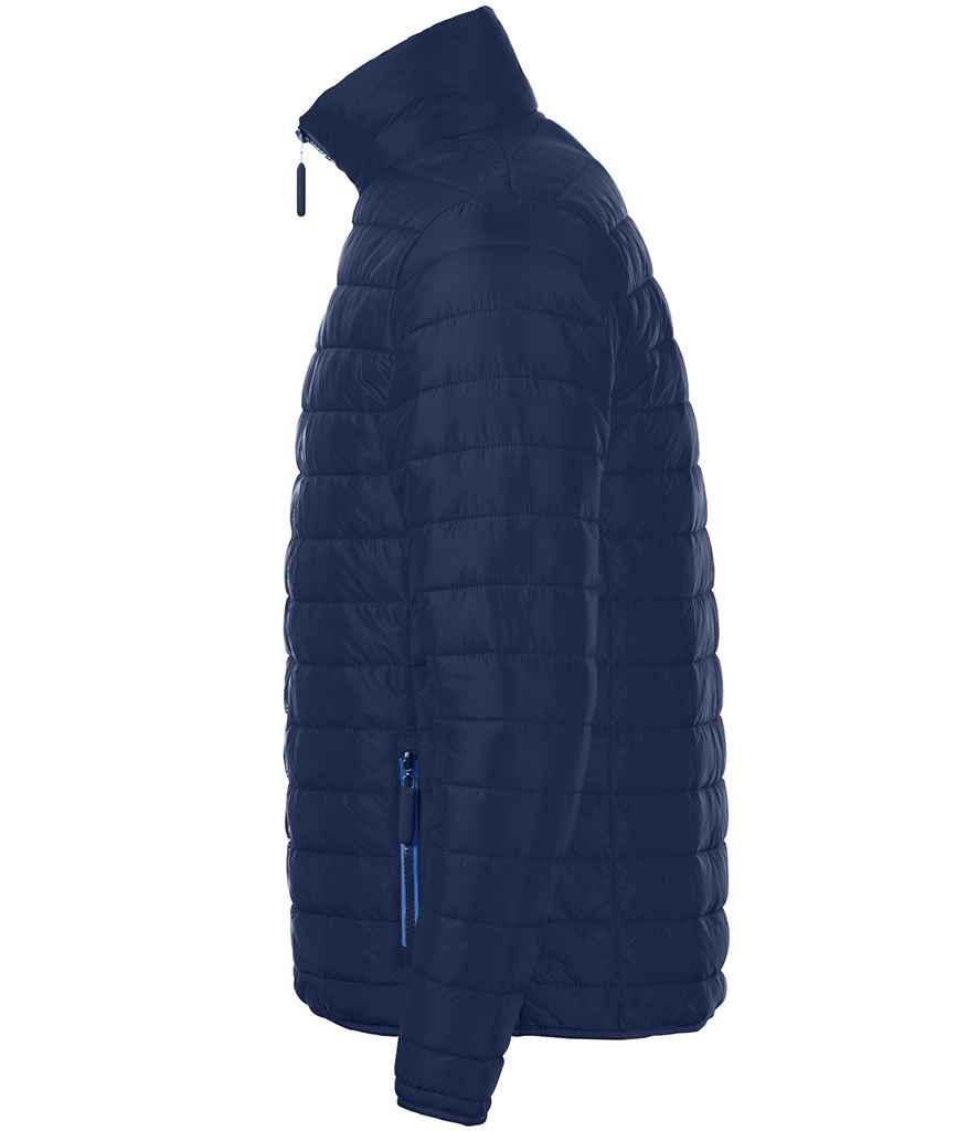 SOL'S Ride Padded Jacket in Navy, side view