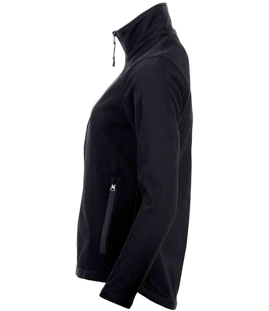 SOL'S Ladies Race Soft Shell Jacket in Black, side view