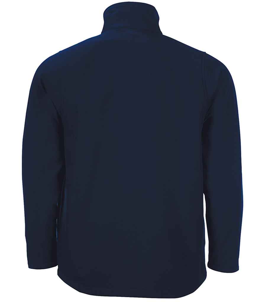 SOL'S Race Soft Shell Jacket in French Navy, back view