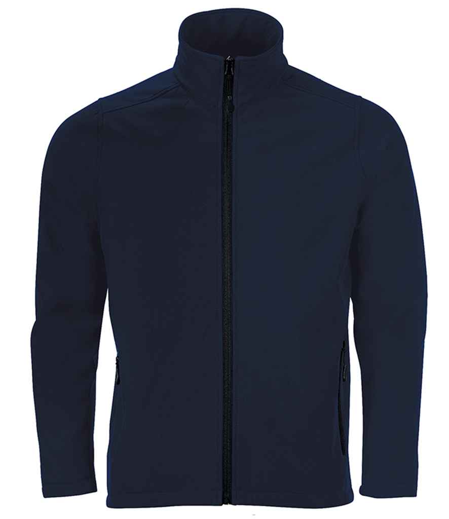 SOL'S Race Soft Shell Jacket in French Navy, front view
