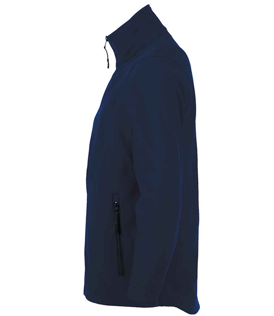 SOL'S Race Soft Shell Jacket in French Navy, side view