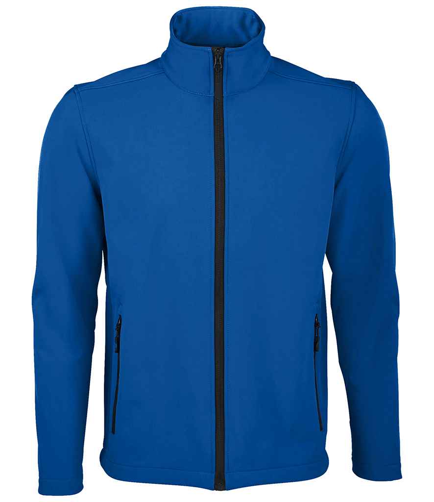 SOL'S Race Soft Shell Jacket in Royal Blue, front view