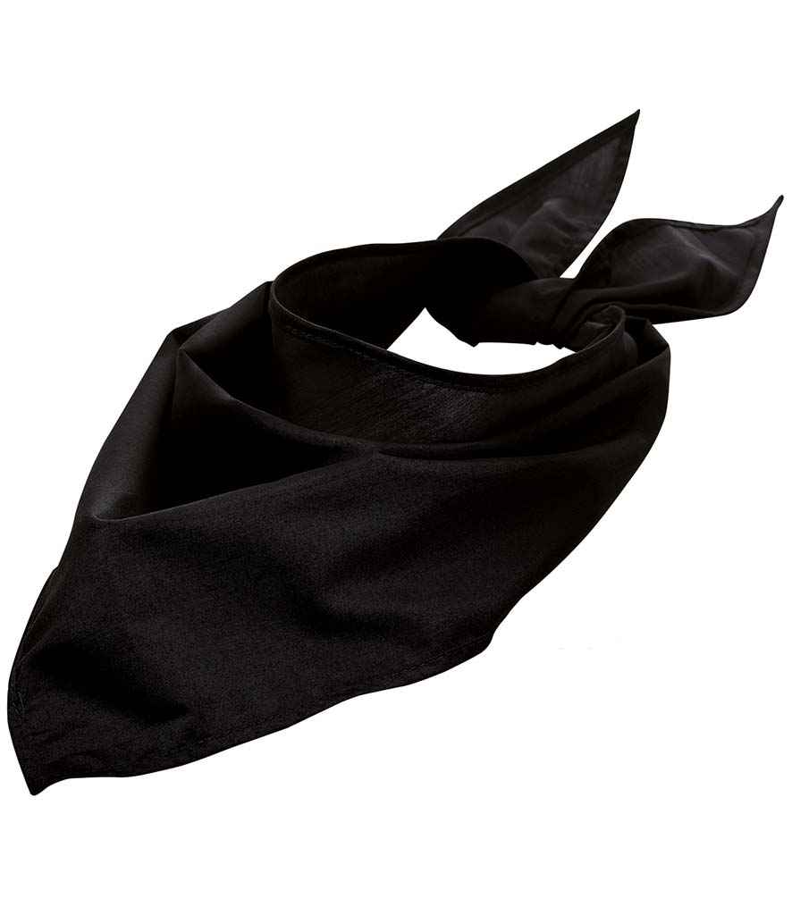 SOL'S Bandana in Black, front view