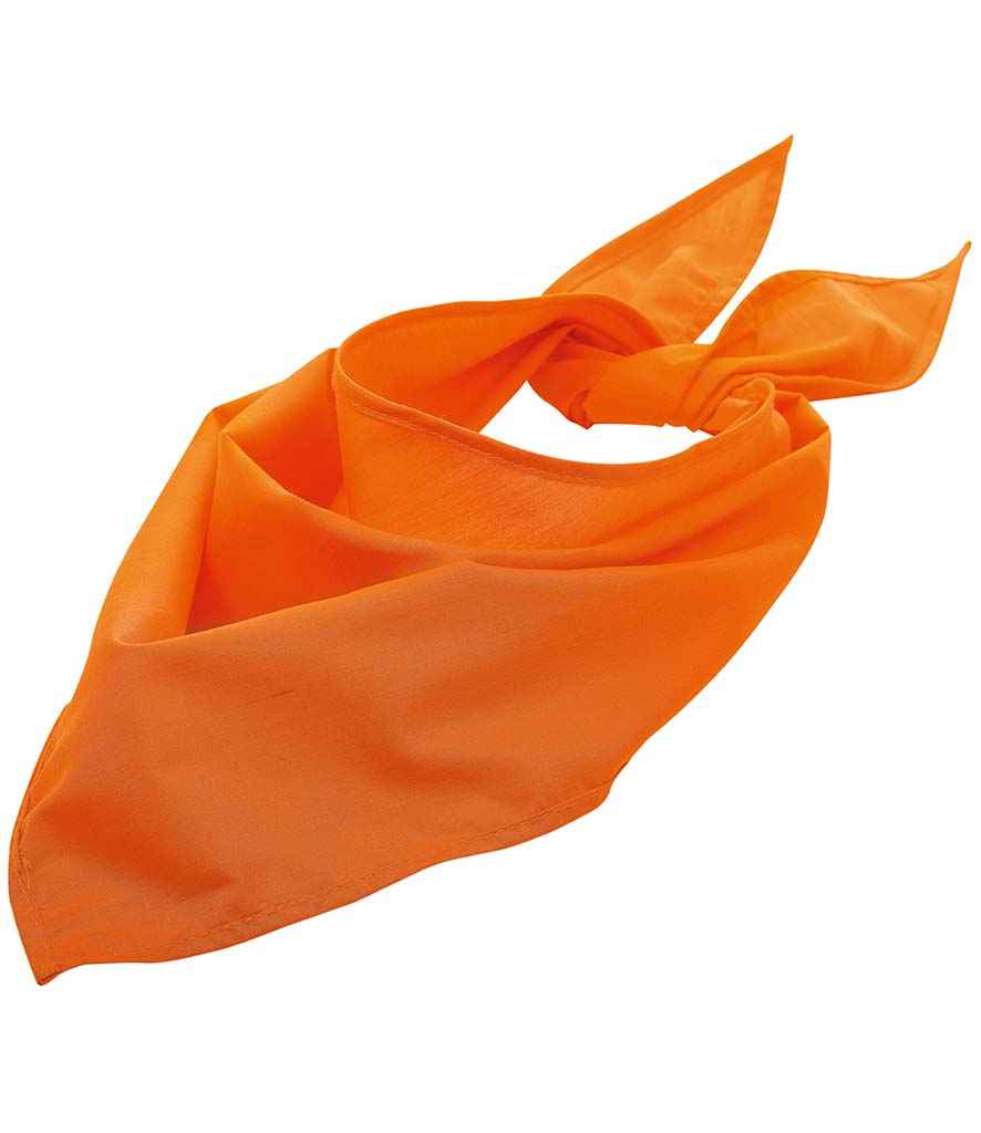 SOL'S Bandana in Orange, front view