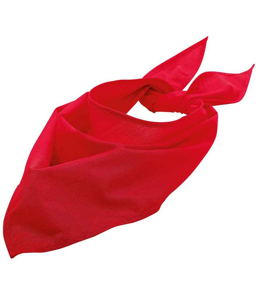 SOL'S Bandana in Red, front view