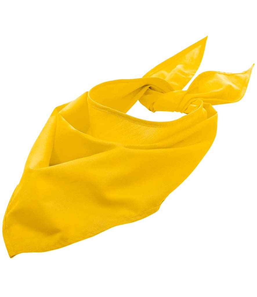 SOL'S Bandana in Yellow, front view