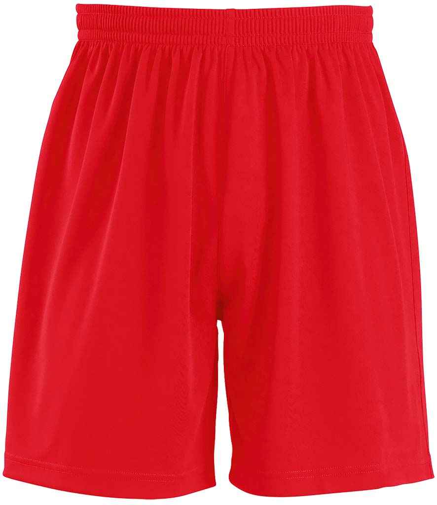 SOL'S San Siro 2 Shorts in Red, front view