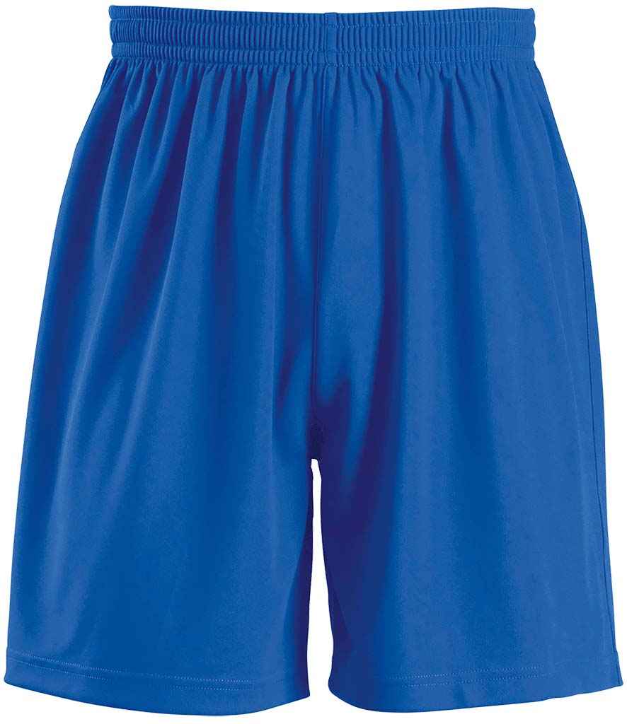 SOL'S San Siro 2 Shorts in Royal Blue, front view