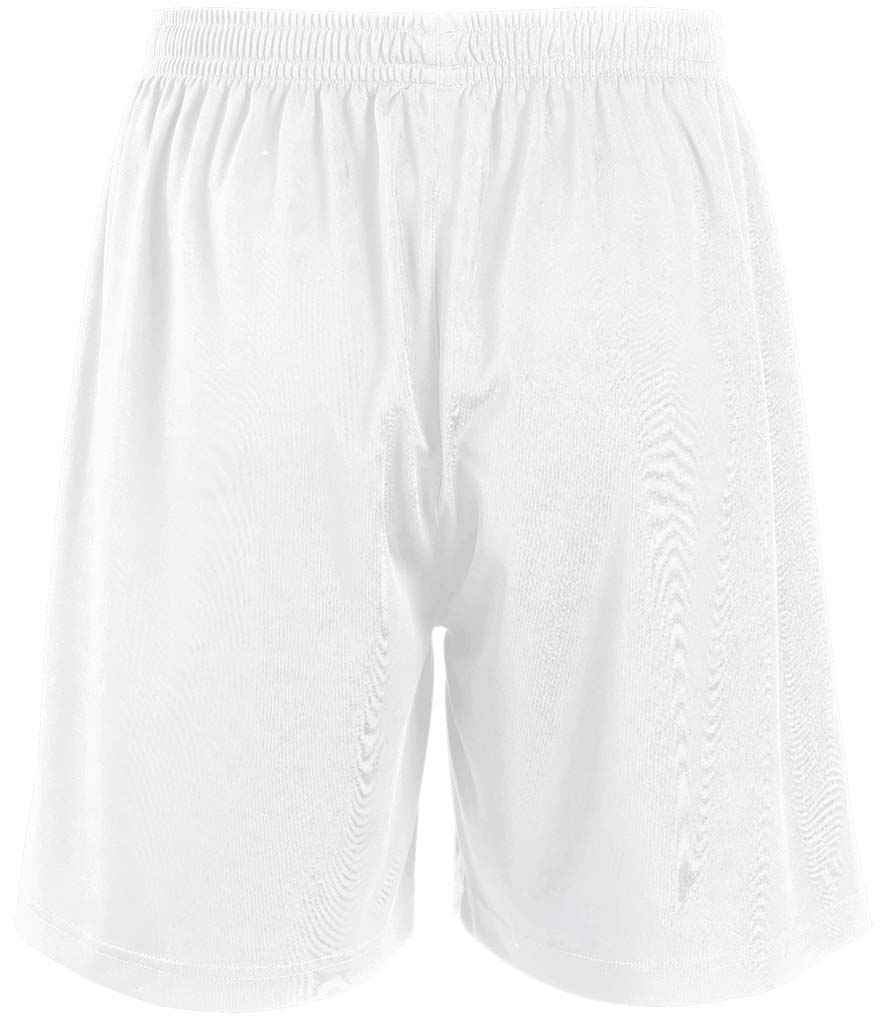 SOL'S San Siro 2 Shorts in White, back view