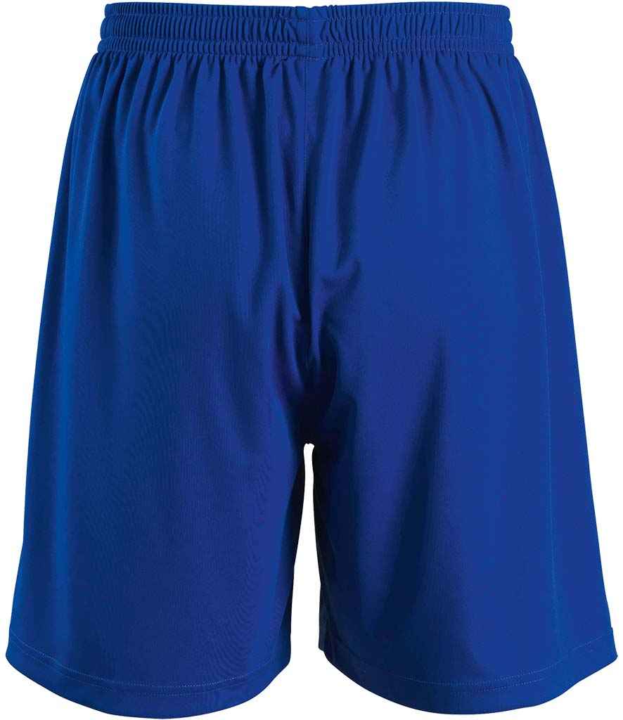 SOL'S Kids San Siro 2 Shorts in Royal Blue, back view