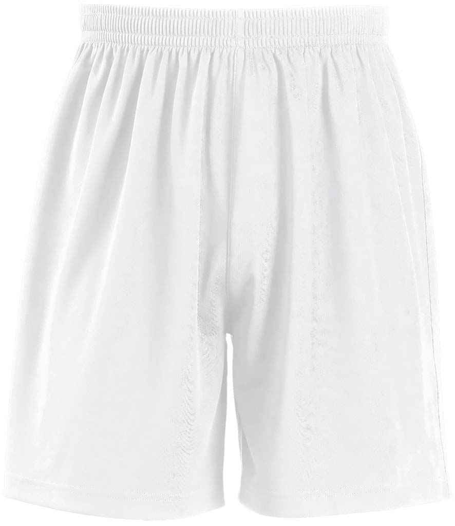 SOL'S Kids San Siro 2 Shorts in White, front view