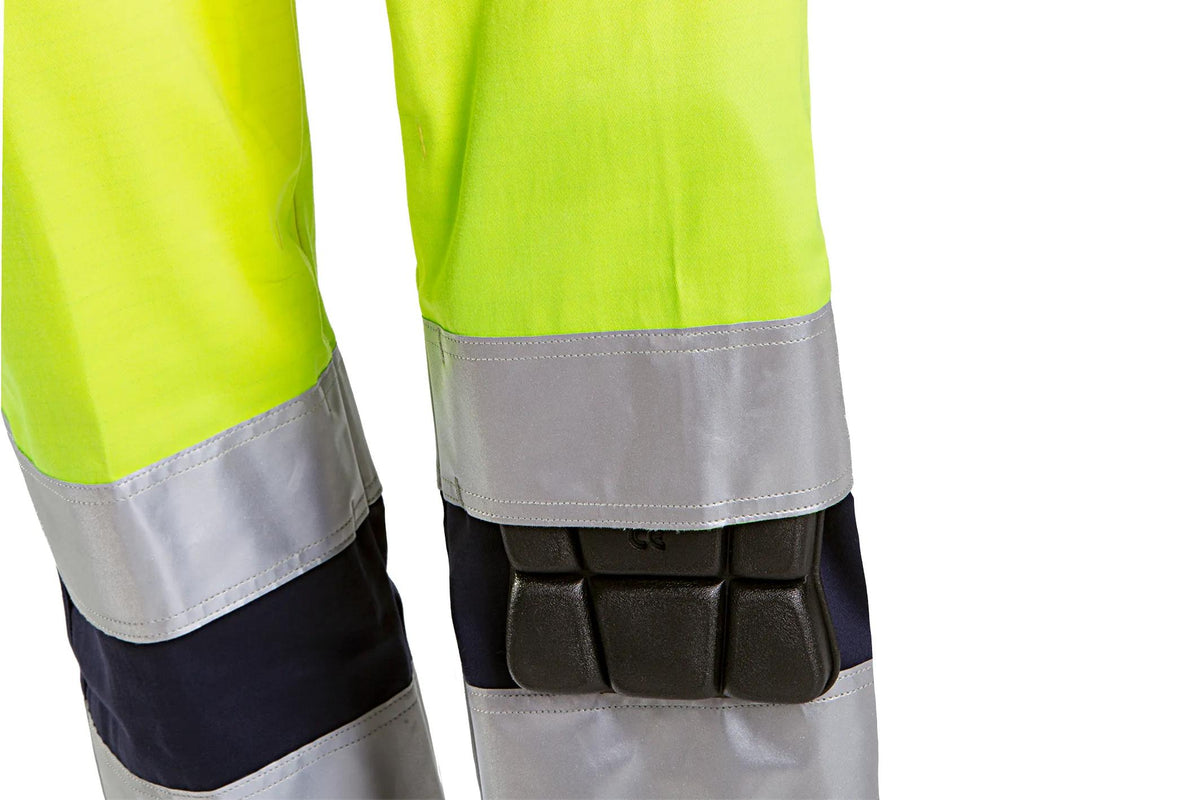Sioen PRO Royan in High-vis yellow/Navy blue