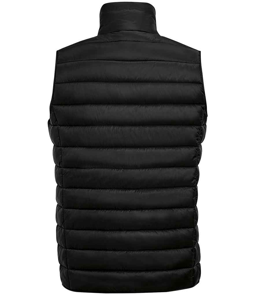 SOL'S Wave Bodywarmer in Black, back view
