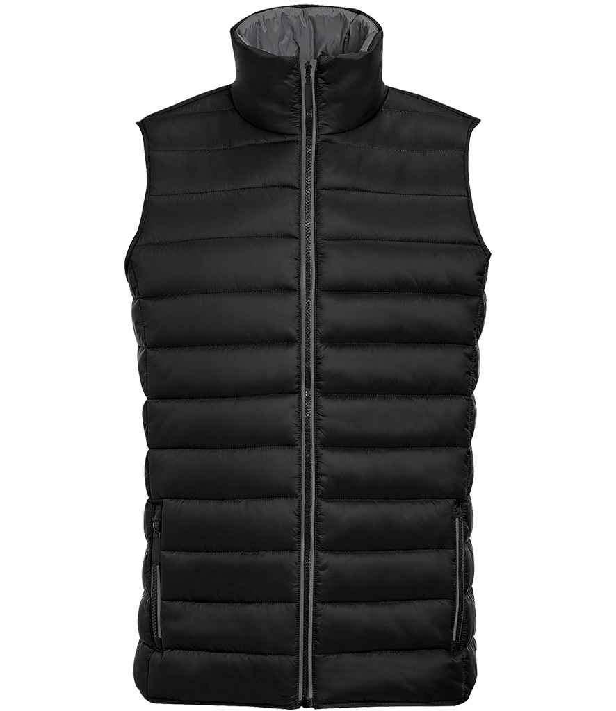SOL'S Wave Bodywarmer in Black, front view