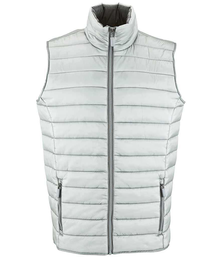 SOL'S Wave Bodywarmer in Metal Grey, front view