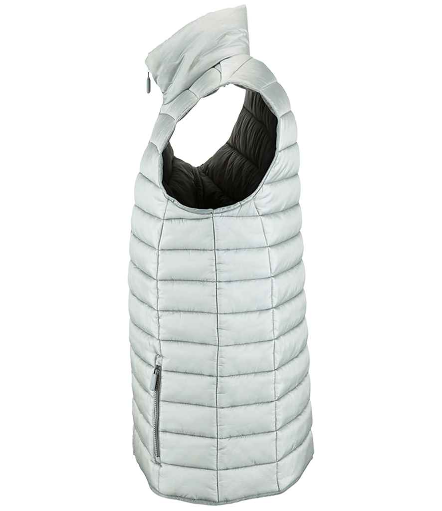 SOL'S Wave Bodywarmer in Metal Grey, side view