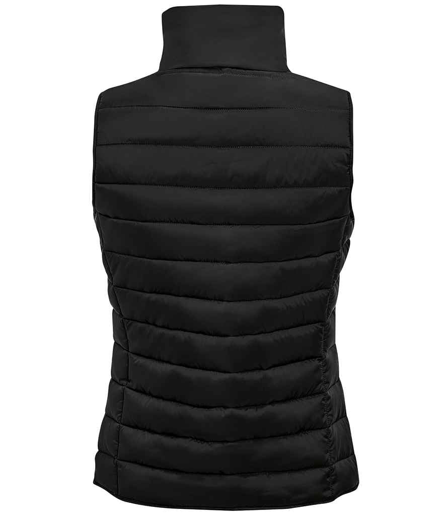 SOL'S Ladies Wave Bodywarmer in Black, back view
