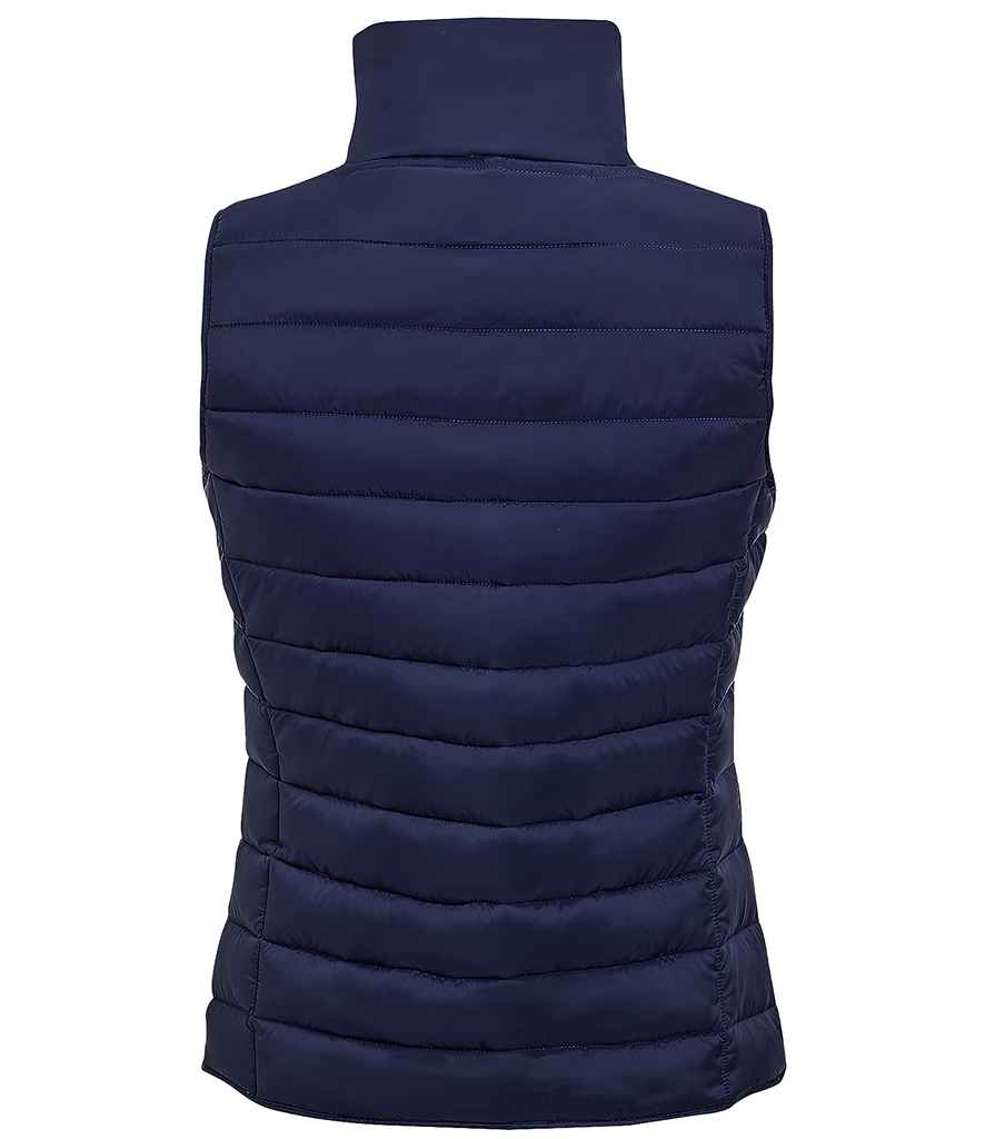 SOL'S Ladies Wave Bodywarmer in Navy, back view