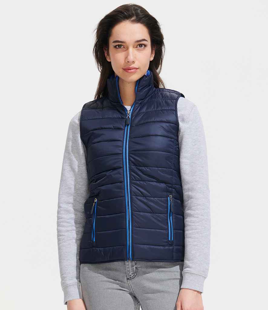SOL'S Ladies Wave Bodywarmer in Navy