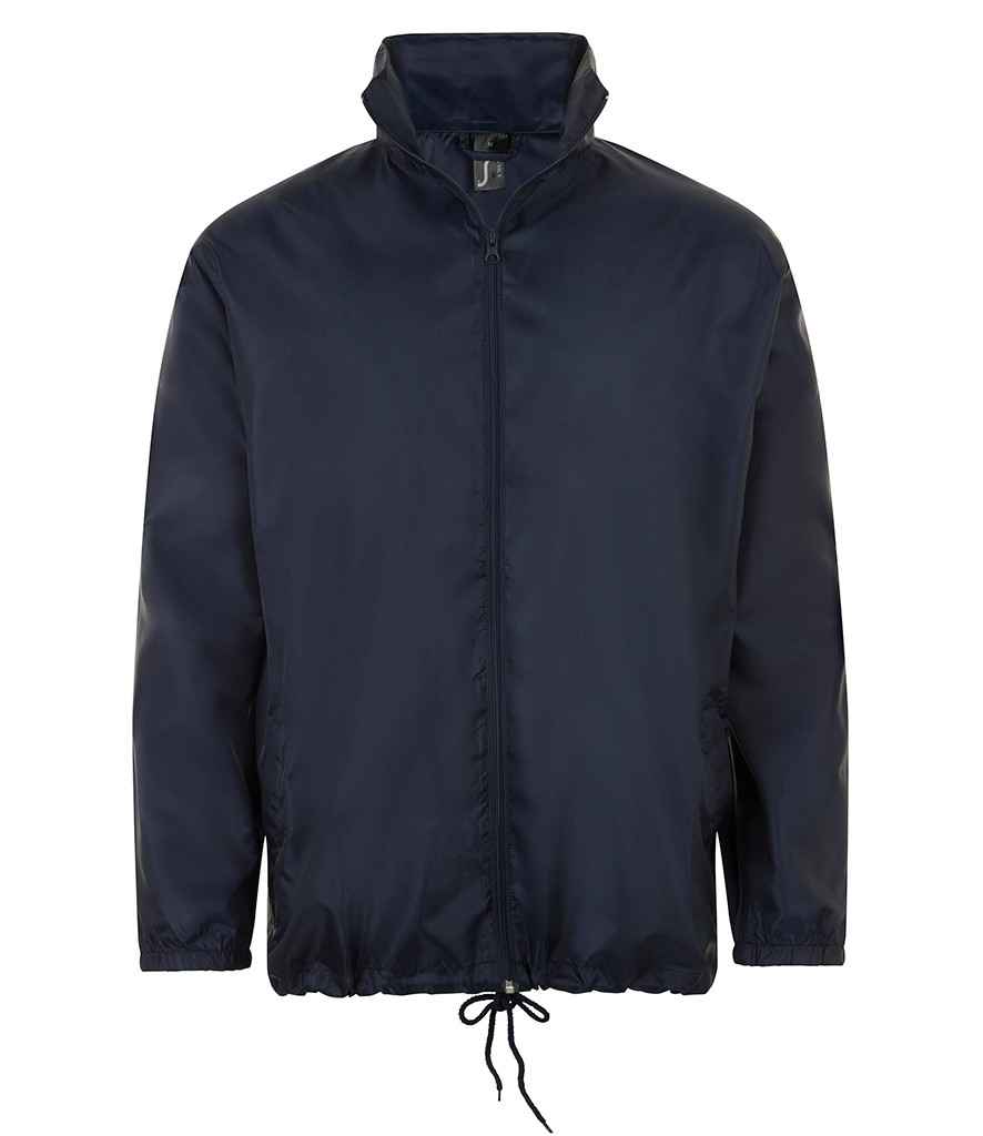 SOL'S Unisex Shift Windbreaker Jacket in French Navy, front view