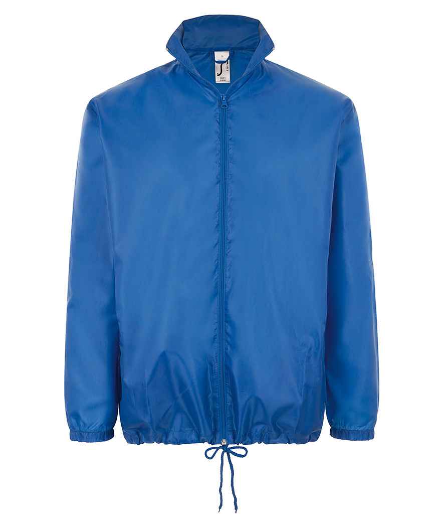 SOL'S Unisex Shift Windbreaker Jacket in Royal Blue, front view