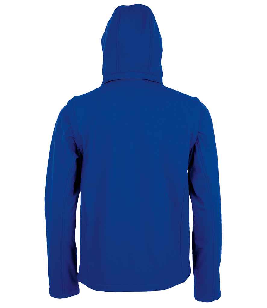 SOL'S Transformer Pro Soft Shell Jacket in Royal Blue, back view