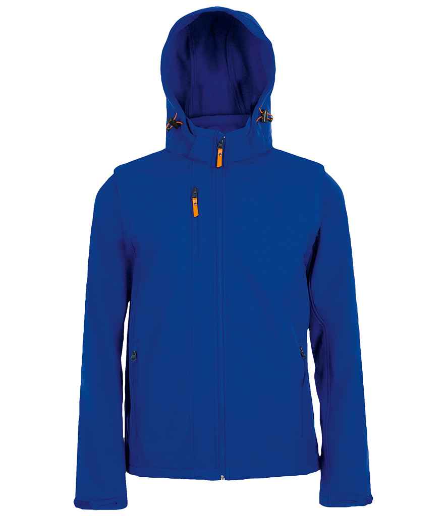 SOL'S Transformer Pro Soft Shell Jacket in Royal Blue, front view