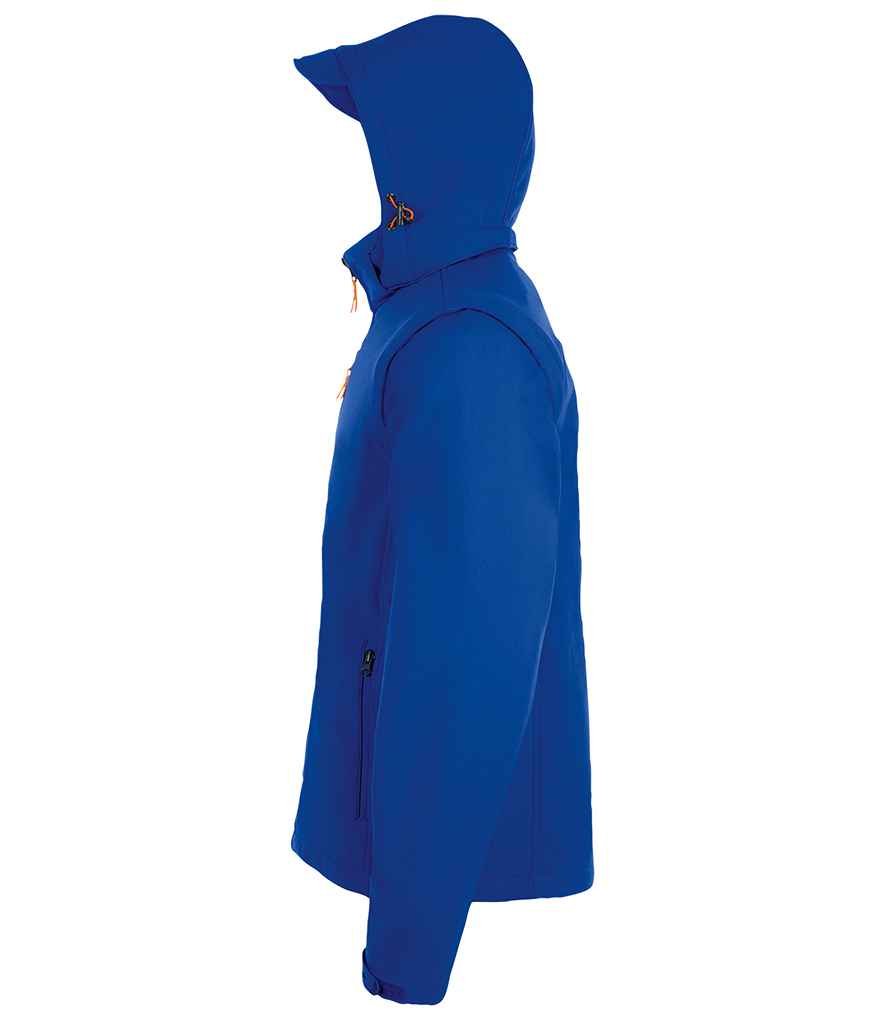SOL'S Transformer Pro Soft Shell Jacket in Royal Blue, side view