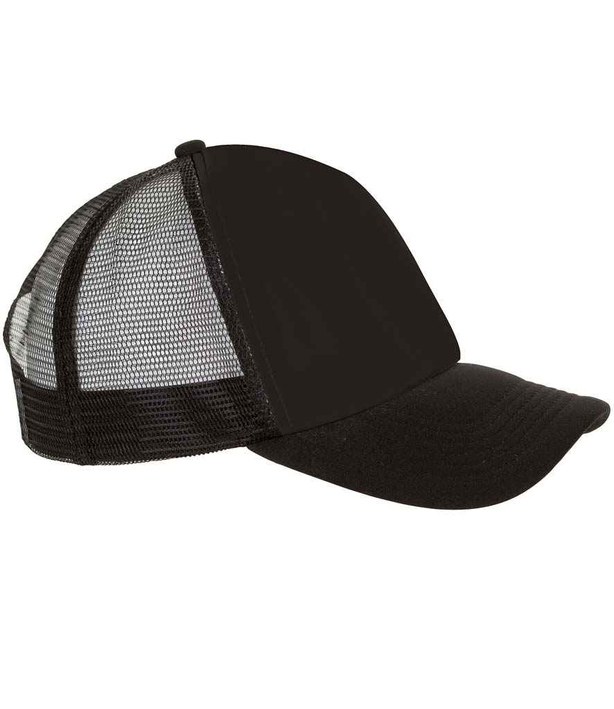 SOL'S Bubble Contrast Cap in Black, front view