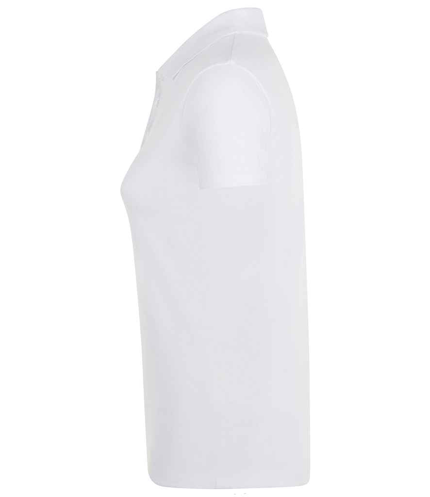 SOL'S Ladies Phoenix Piqué Polo Shirt in White, side view