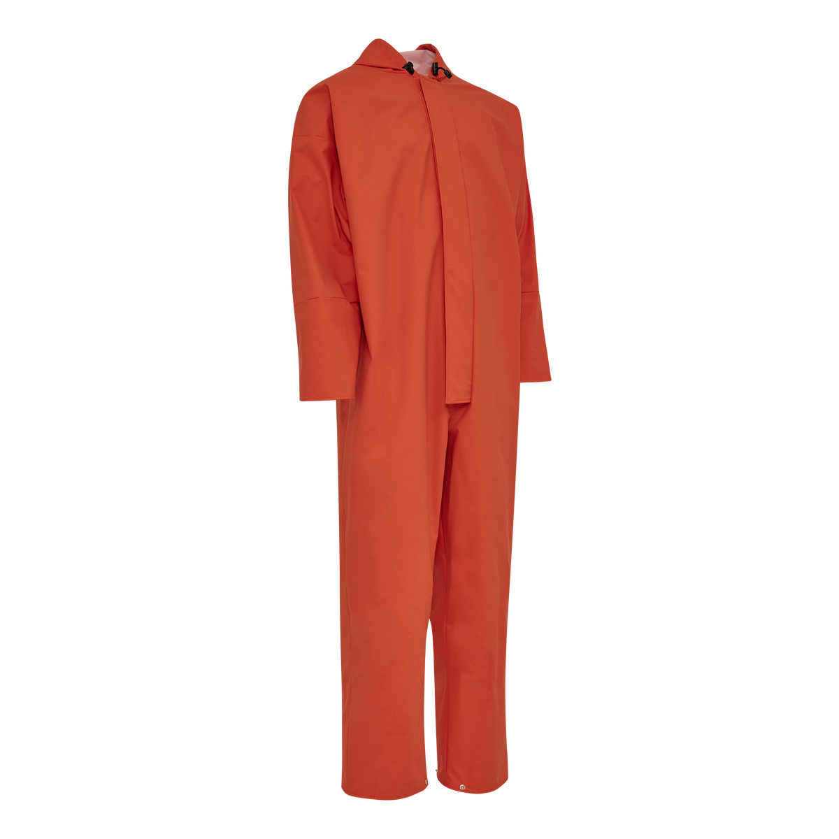 ELKA Rainwear Made in Europe PU Coverall Orange in Orange, front view