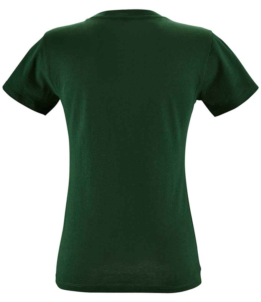 SOL'S Ladies Regent T-Shirt in Bottle Green, back view