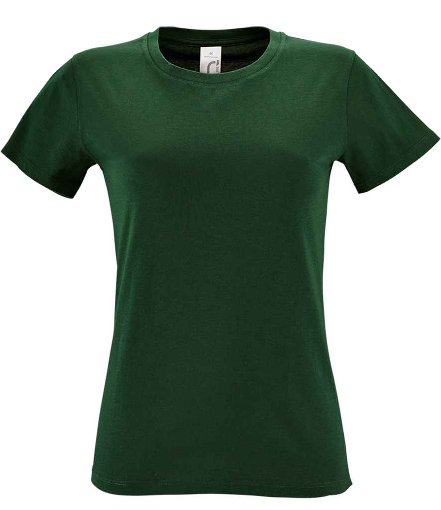 SOL'S Ladies Regent T-Shirt in Bottle Green, front view