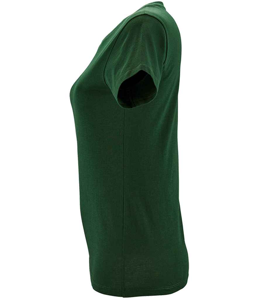 SOL'S Ladies Regent T-Shirt in Bottle Green, side view