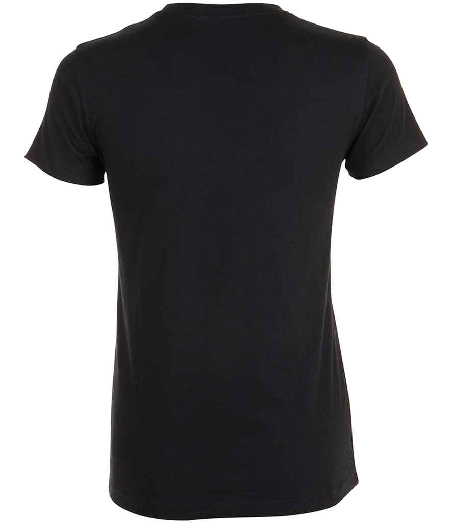 SOL'S Ladies Regent T-Shirt in Deep Black, back view