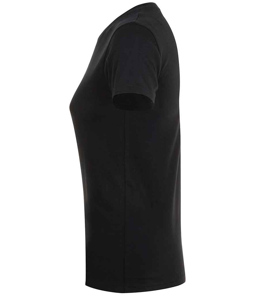 SOL'S Ladies Regent T-Shirt in Deep Black, side view
