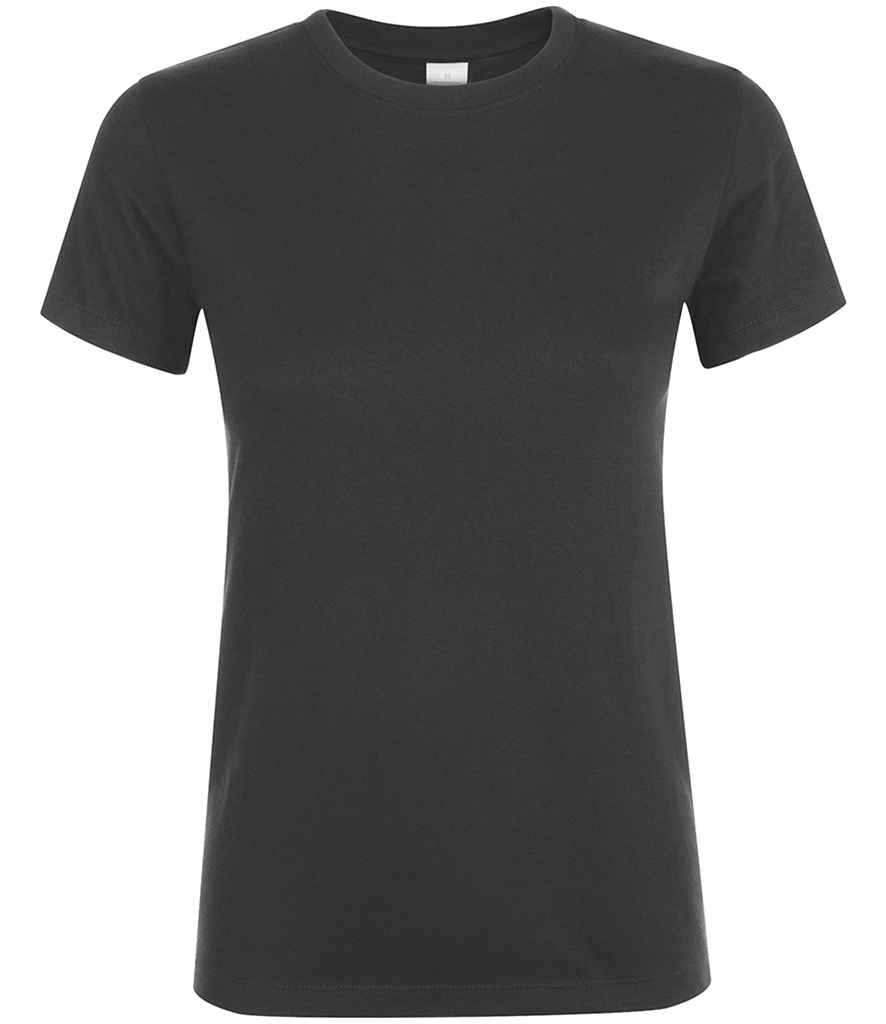 SOL'S Ladies Regent T-Shirt in Dark Grey, front view