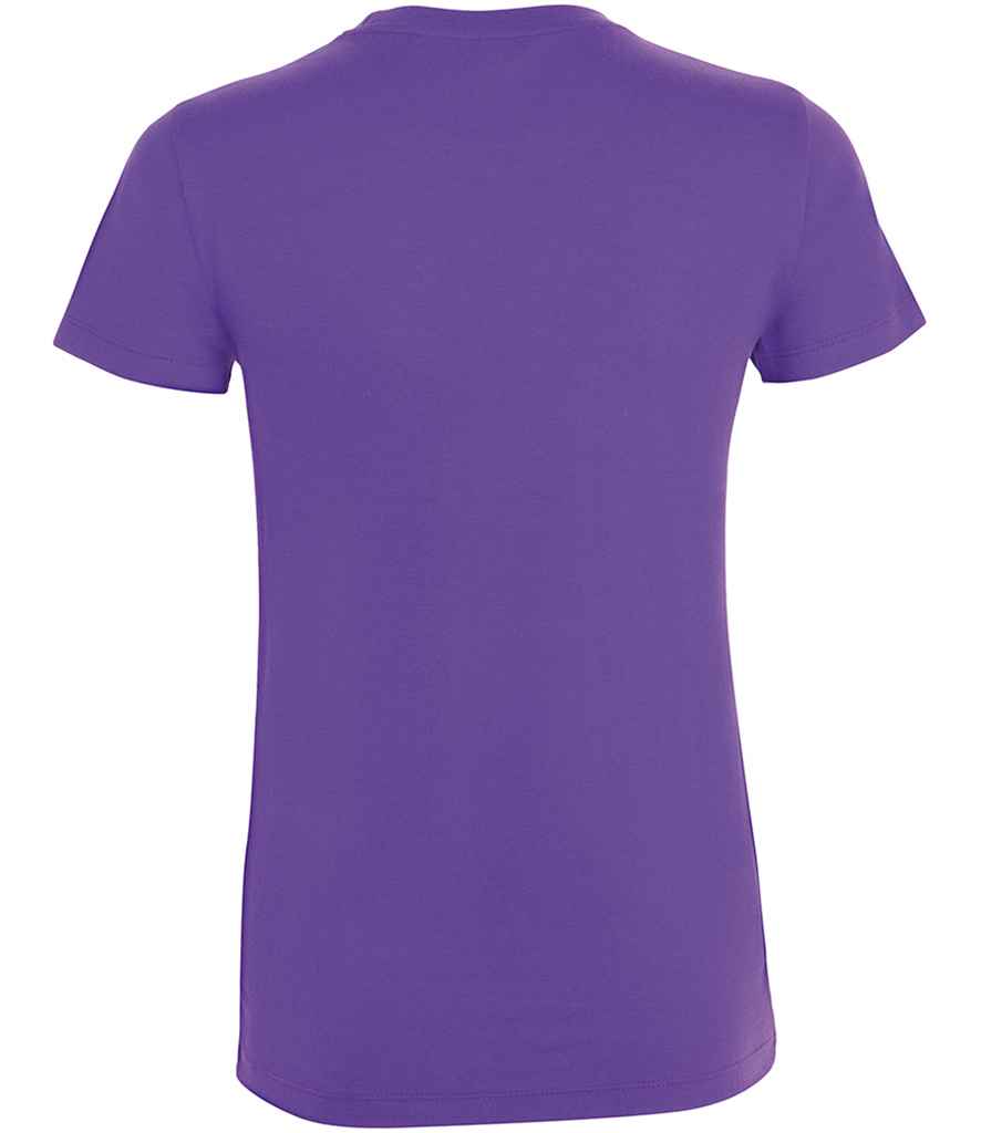 SOL'S Ladies Regent T-Shirt in Dark Purple, back view