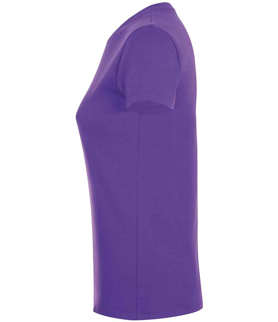 SOL'S Ladies Regent T-Shirt in Dark Purple, side view