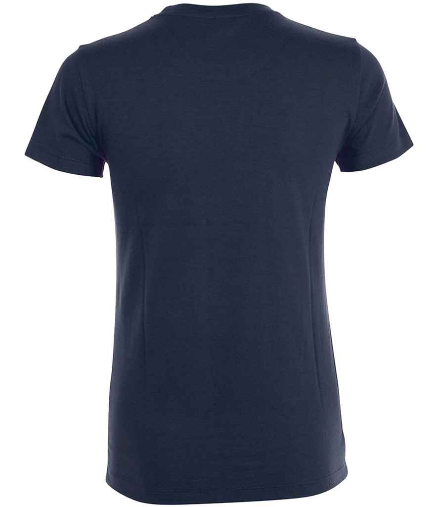 SOL'S Ladies Regent T-Shirt in French Navy, back view