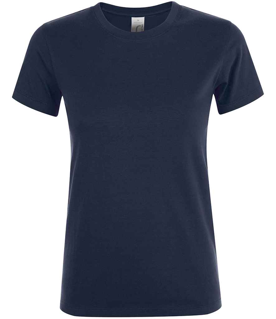 SOL'S Ladies Regent T-Shirt in French Navy, front view