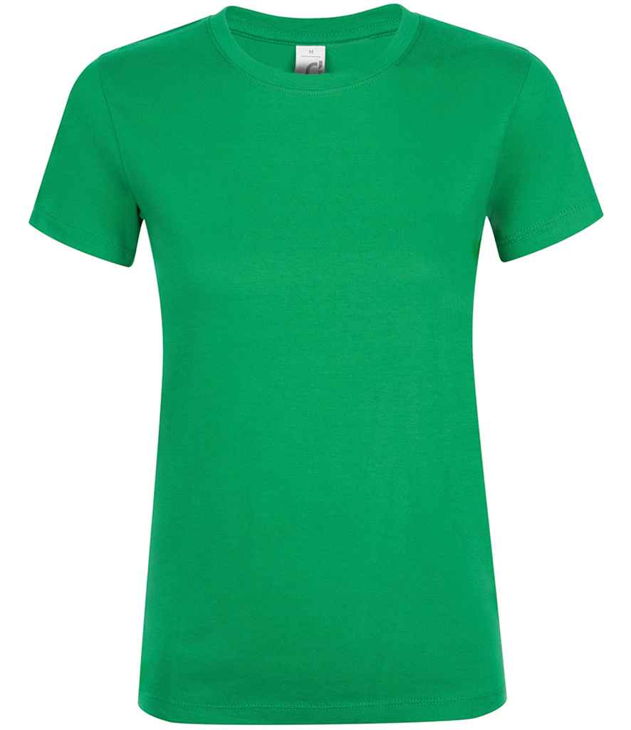 SOL'S Ladies Regent T-Shirt in Kelly Green, front view