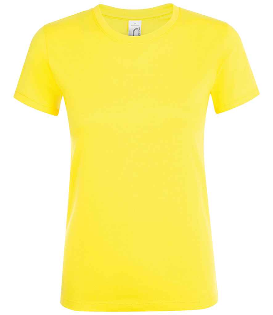 SOL'S Ladies Regent T-Shirt in Lemon, front view