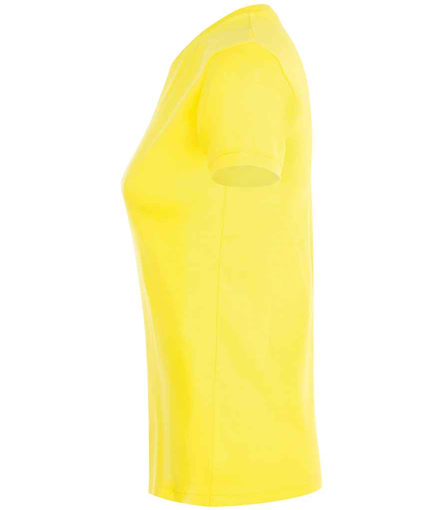 SOL'S Ladies Regent T-Shirt in Lemon, side view